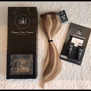 Zala Human PonyTail Clip In Hair Extensions, 12 Inch, Color “Sun Kissed”